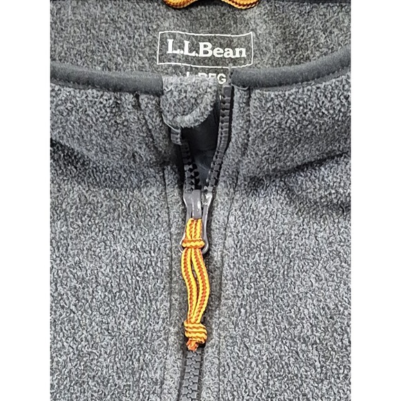 LL Bean Jacket Men's L Mountain Classic Fleece Full Zip Pockets‎ Outdoor 504674 - Picture 4 of 9